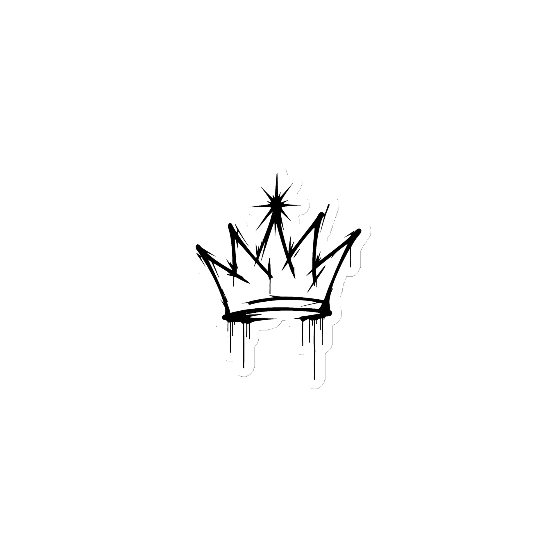 ONE KING Urban Crown Logo Die-Cut Magnet product image (1)