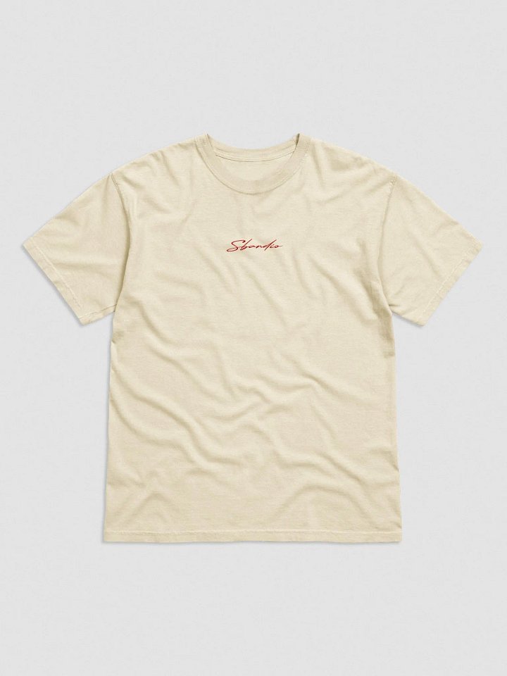 T- SHIRT logo SBANDIO ricamato ROSSO CORSIVO product image (2)