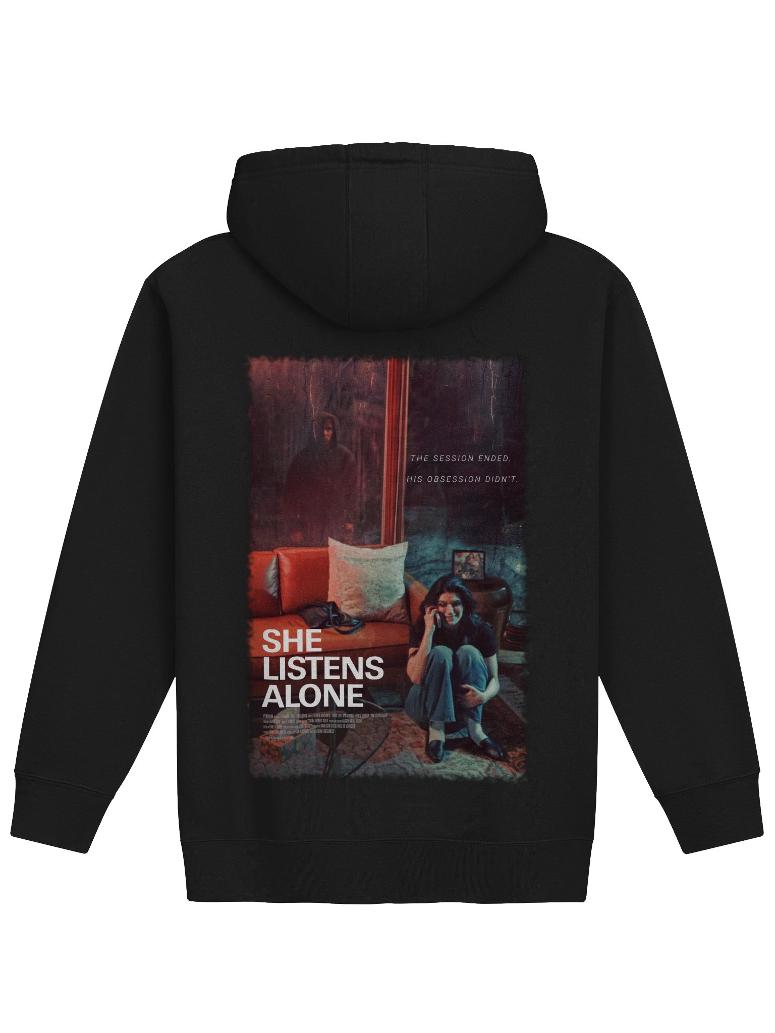 She Listens Alone – Official Movie Poster Unisex Premium Hoodie product image (2)
