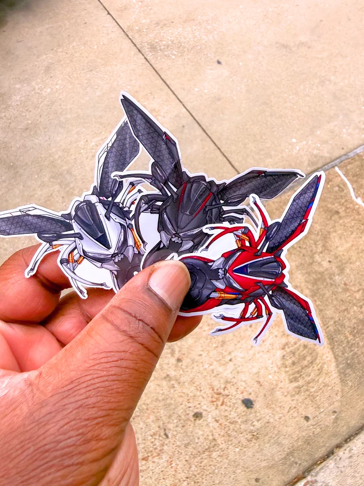Flame Hornet Sticker product image (2)