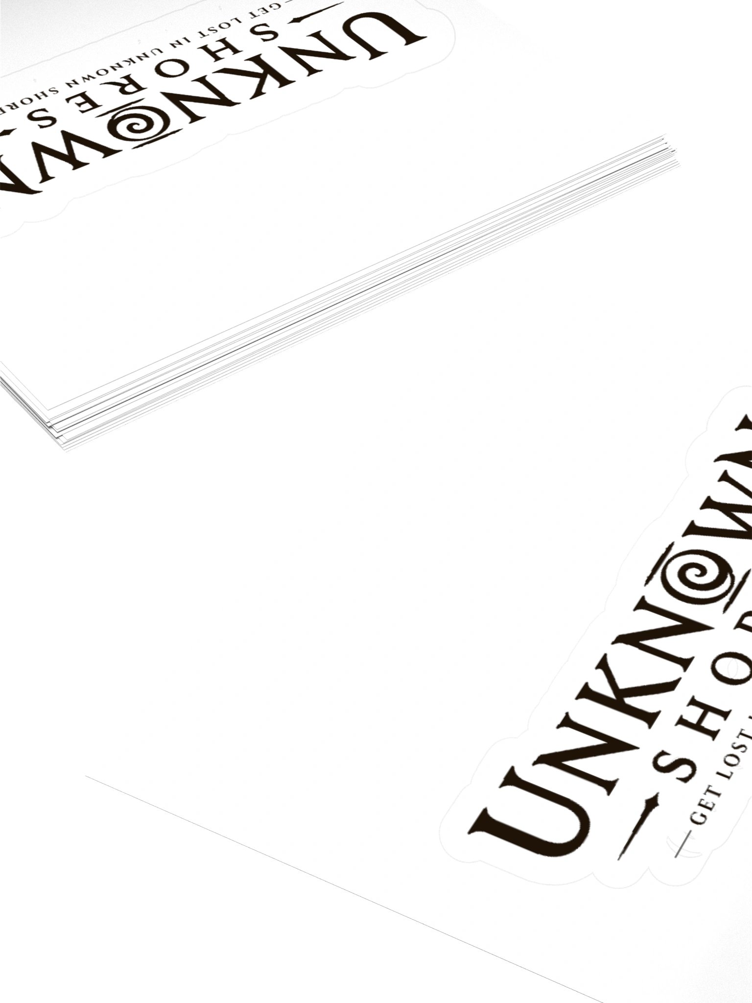Unknown Shores Logo Sticker product image (13)