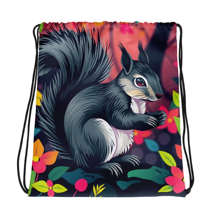 Vibrant Woodland Adventure Drawstring Bag product image (1)