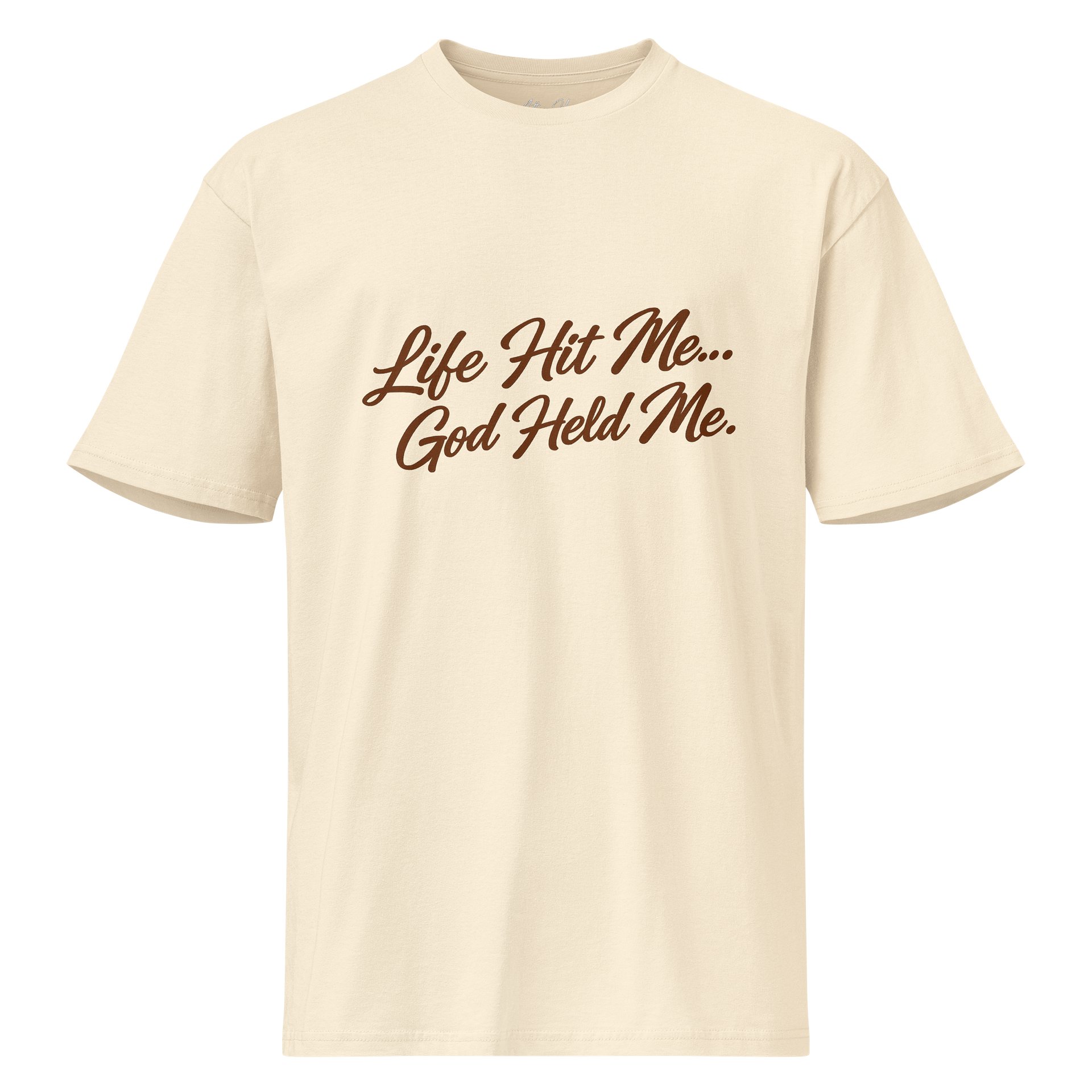 Life Hit Me God Held Me Vintage Tee product image (1)