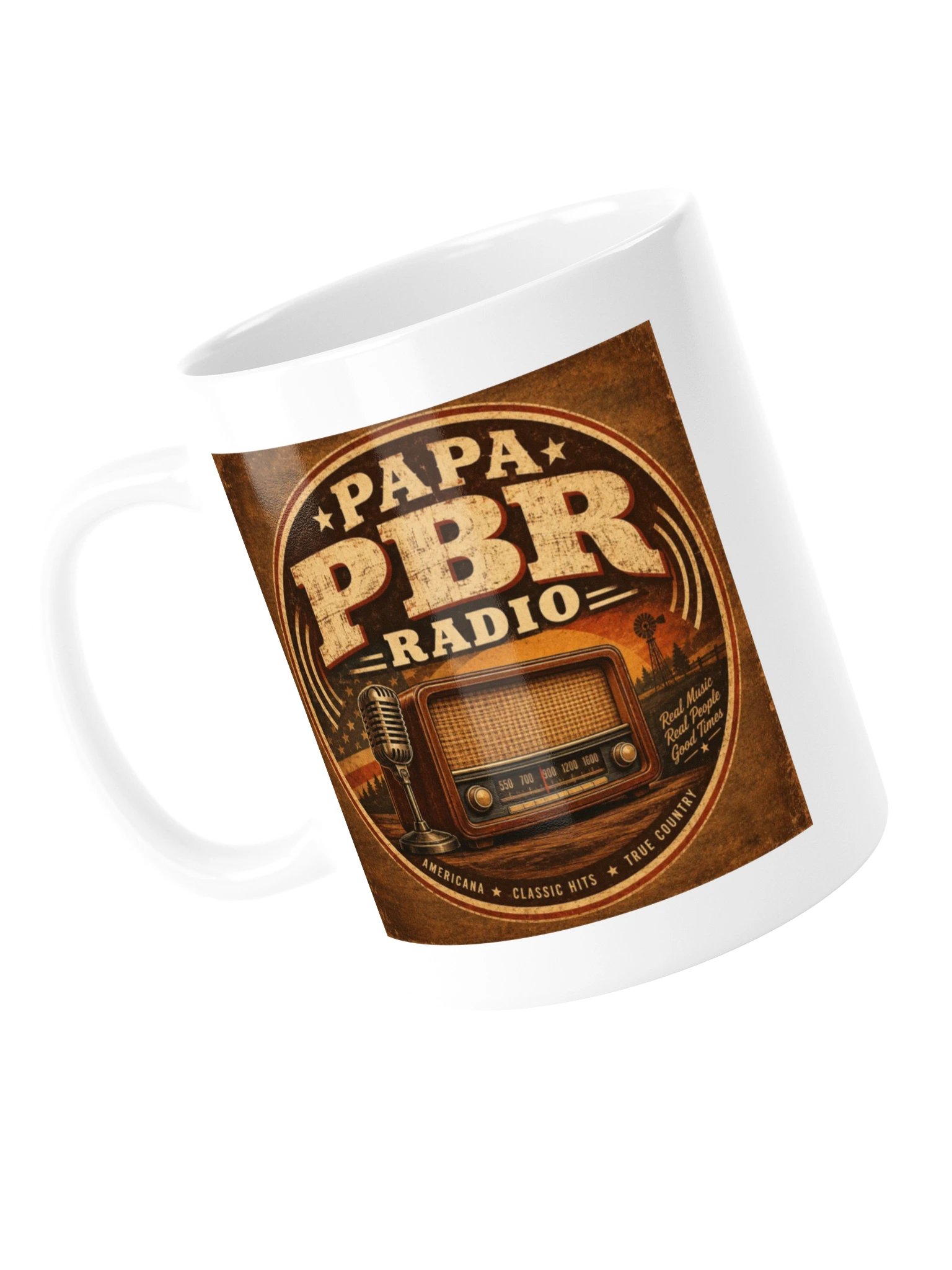 PaPa PBR Radio Logo Mug product image (5)