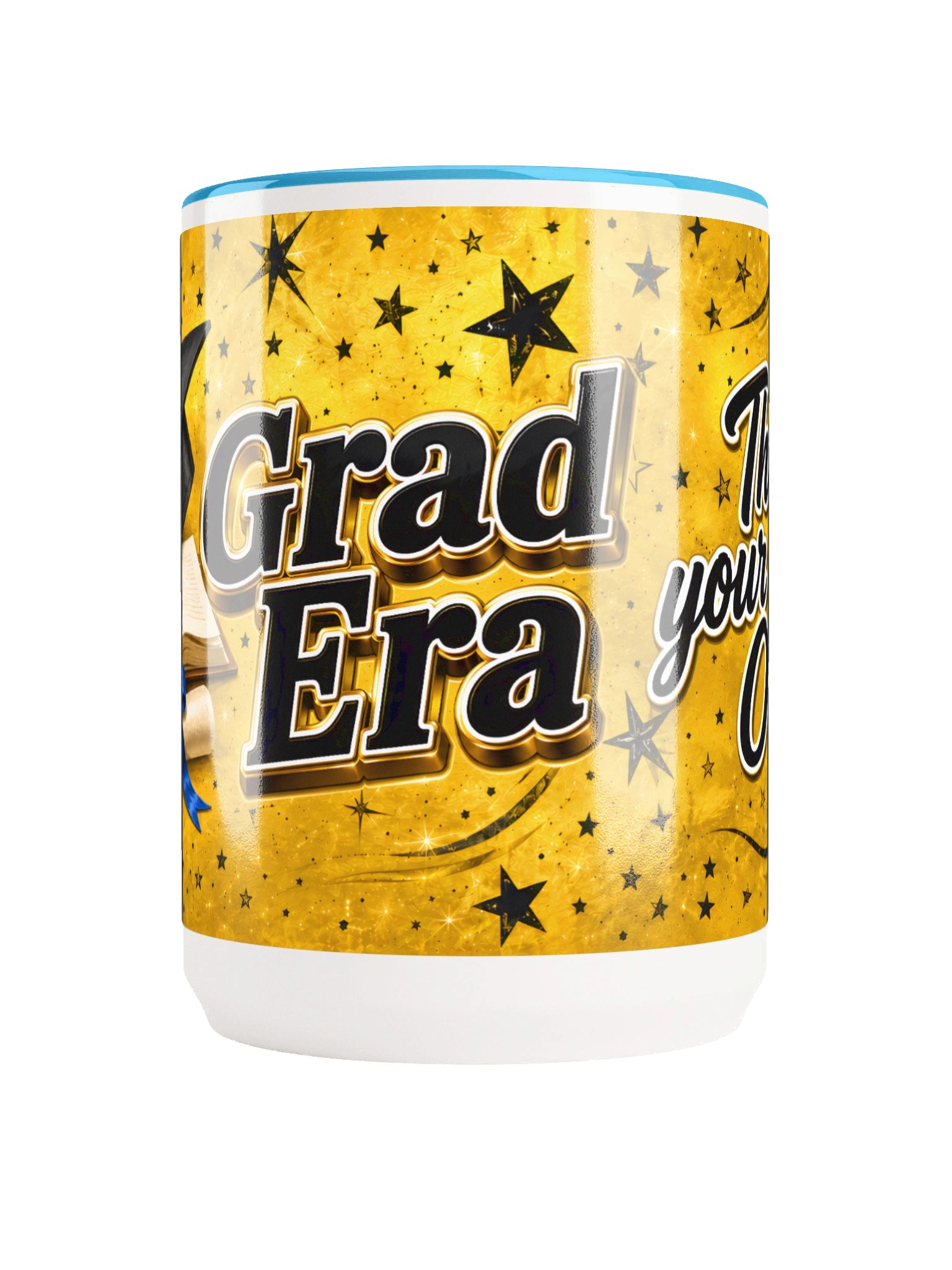 "Grad Era" Graduation Mug — Gold Wrap product image (1)
