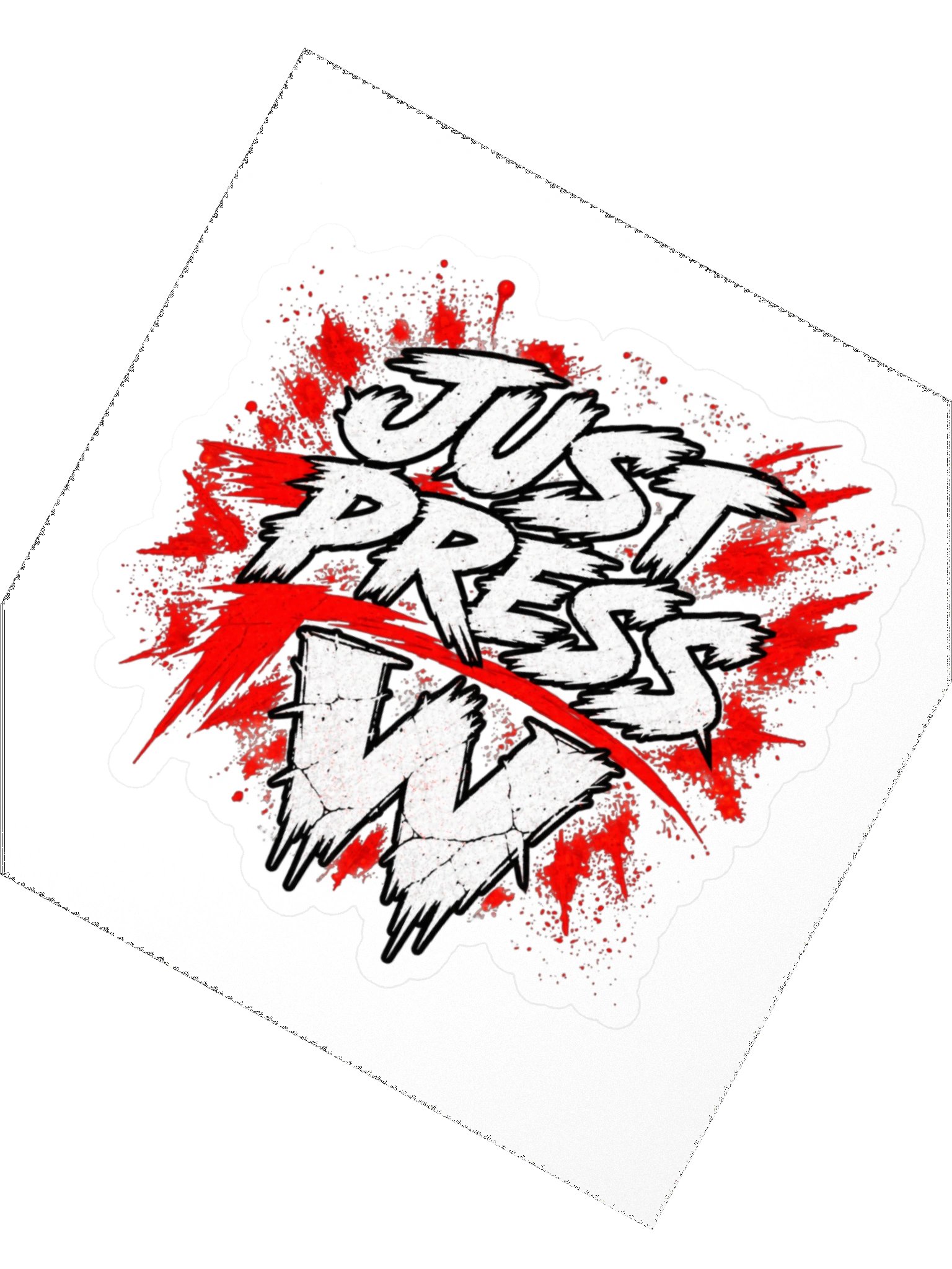 Press W Sticker product image (5)
