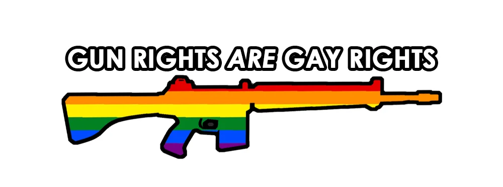 Gun Rights are Gay Rights Sticker product image (1)