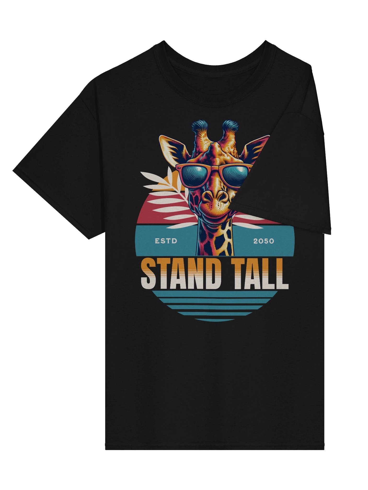Y2K Inspired Stand Tall Giraffe T-Shirt for Summer Wear product image (19)
