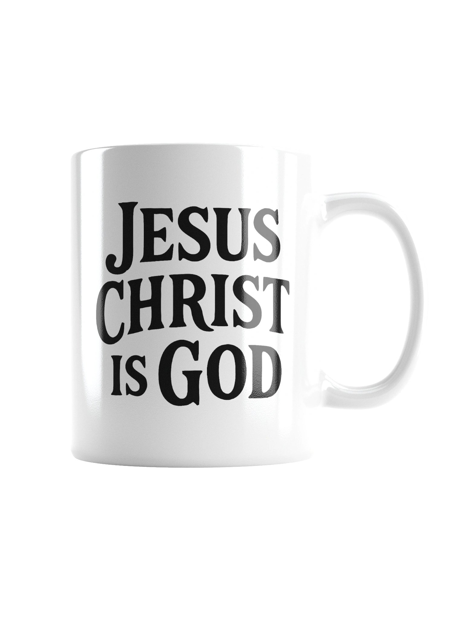 Jesus Christ Is God White Glossy Mug product image (2)