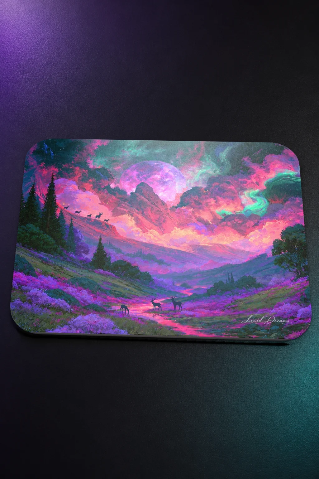 Neon Moon Valley Mousepad product image (8)