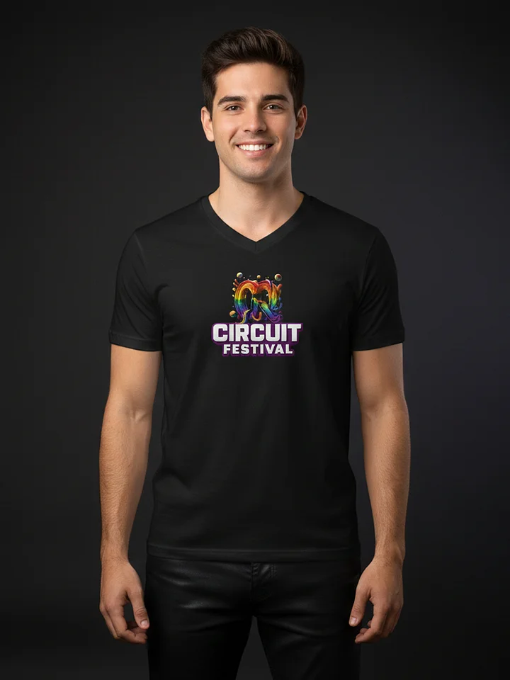 CQ CIRCUIT FESTIVAL V-NECK TEE product image (1)