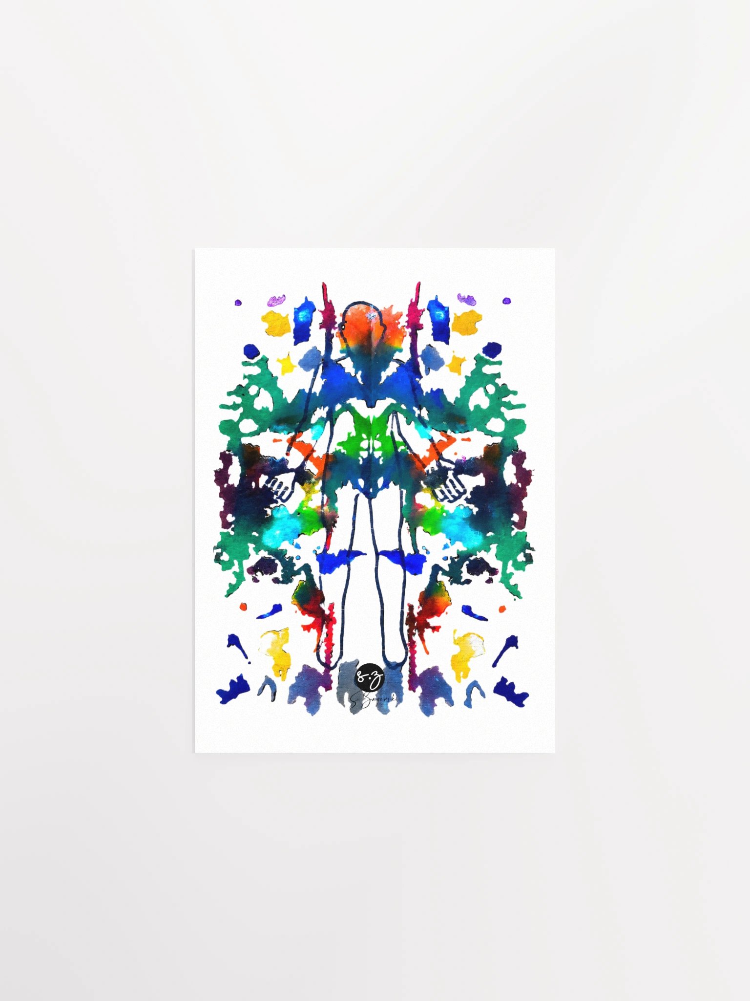 BEGINNING | LIGHT | Inkblot Print product image (1)
