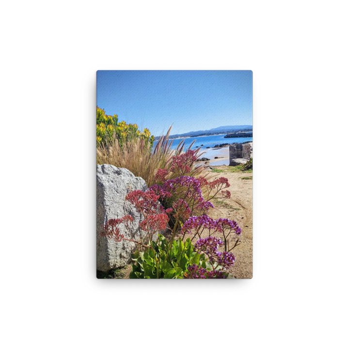 Purple Flowers by the Coast Canvas Thin product image (8)
