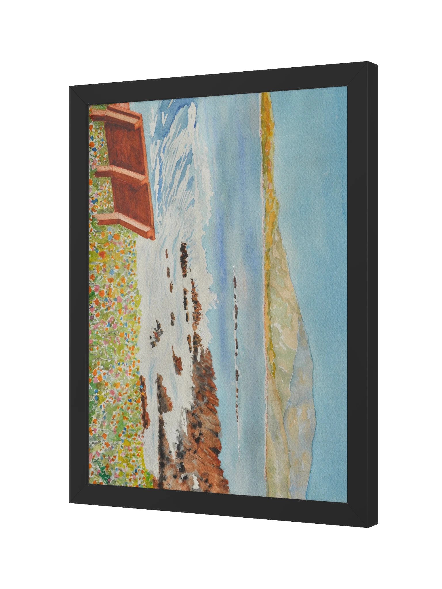 California Poppies Along The Bay product image (2)