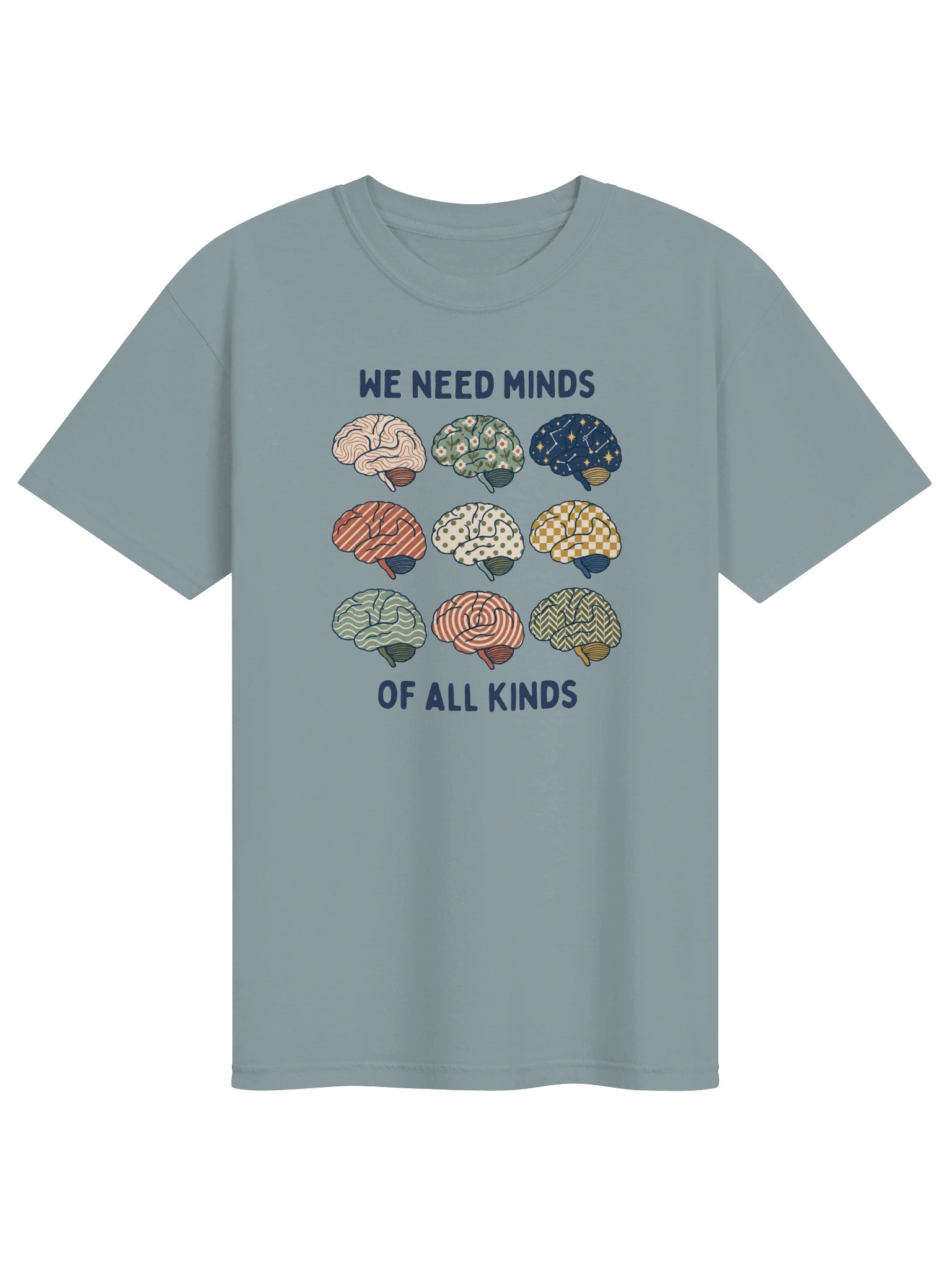 We Need Minds Of All Kinds - Nine Brains - Adult Unisex Tee product image (1)