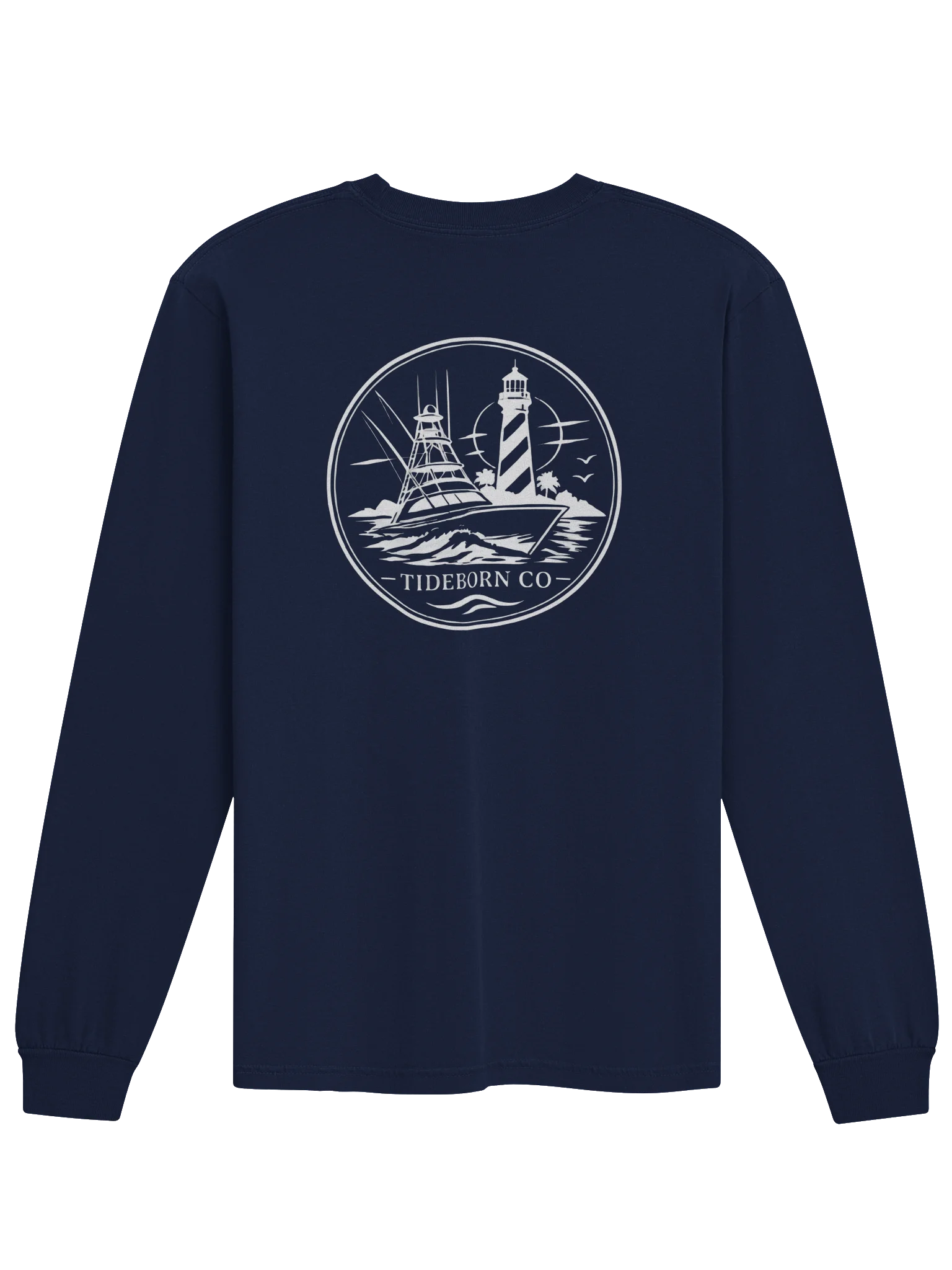Navy Tideborn Long Sleeve Shirt product image (2)