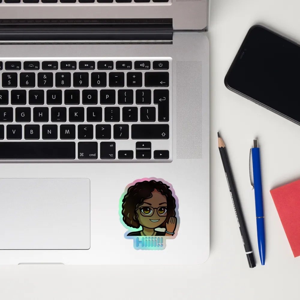 Hiiii!! Holo-Sticker product image (11)