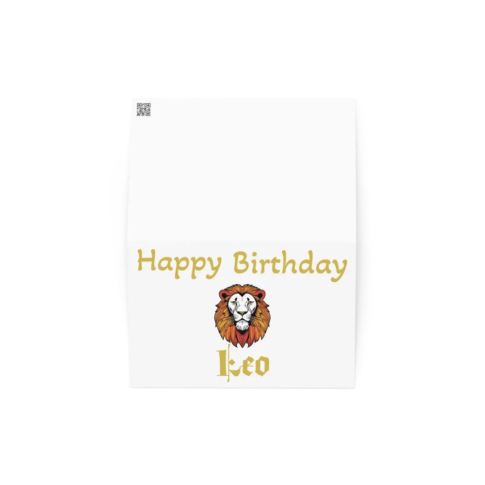 Leo's Mane Birthday Card product image (4)