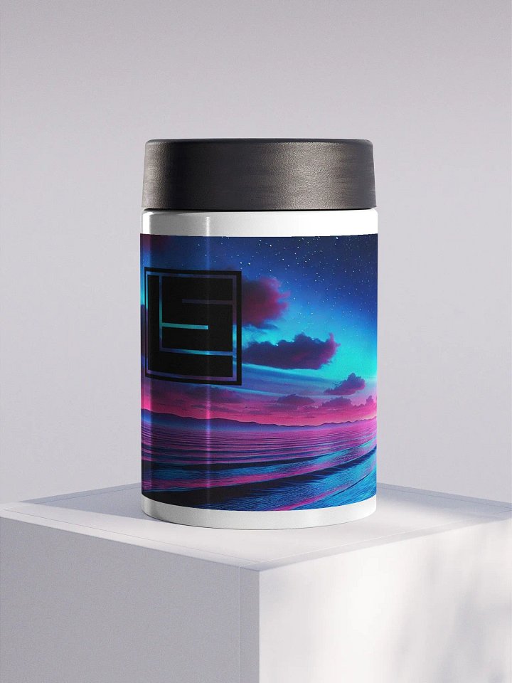 Neon Beach Metal Koozie product image (2)
