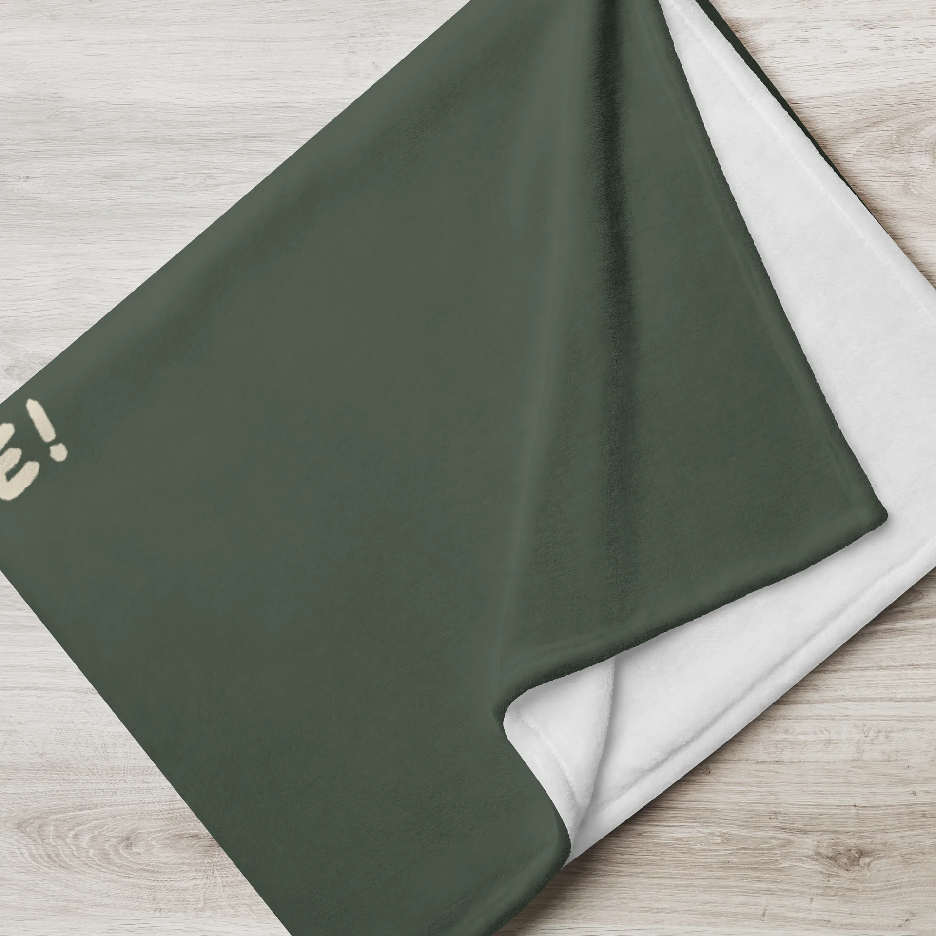 Hoy Se Duerme Blanket — Olive product image (2)