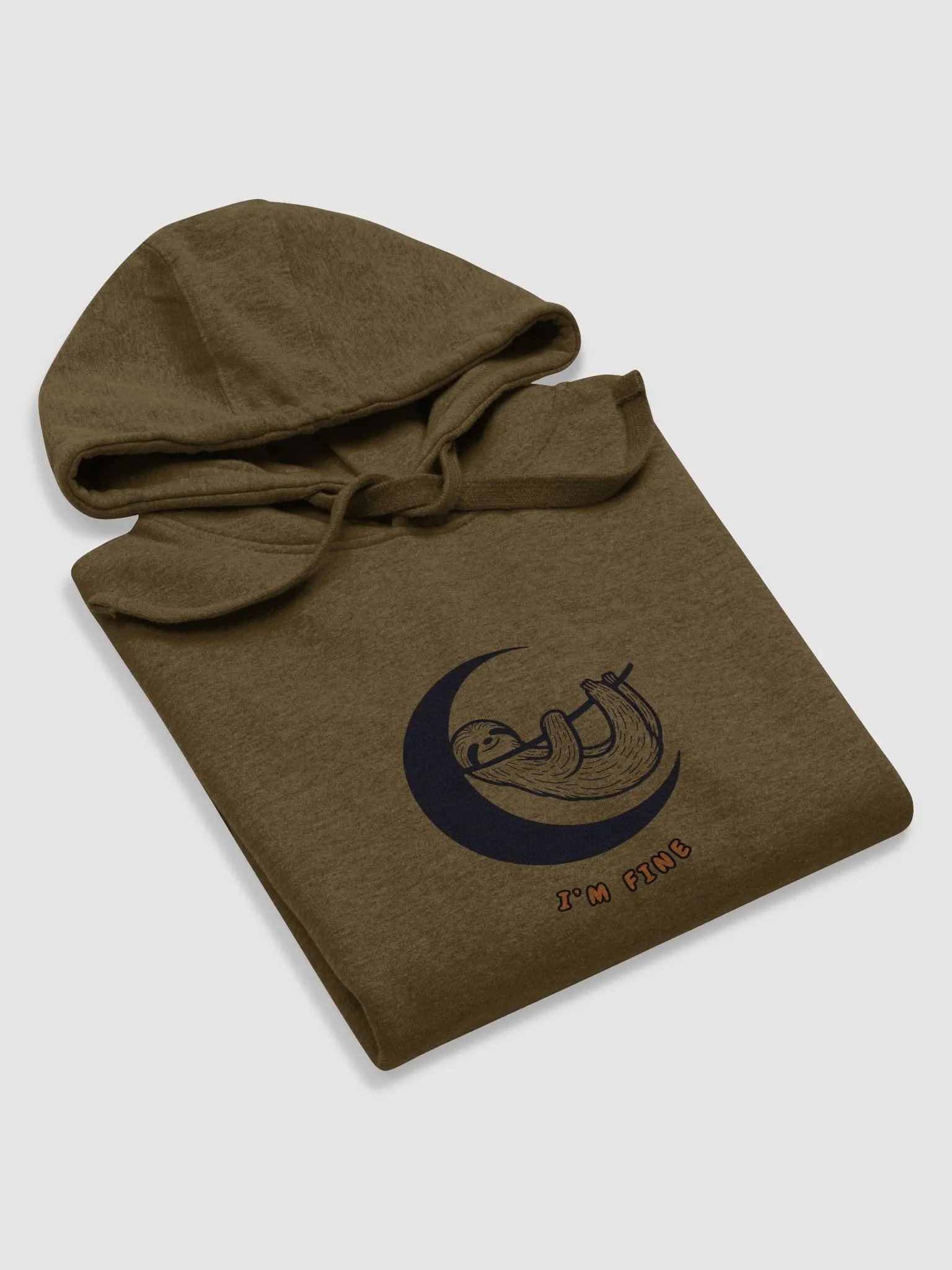 Sloth on the Moon Premium Hoodie product image (3)