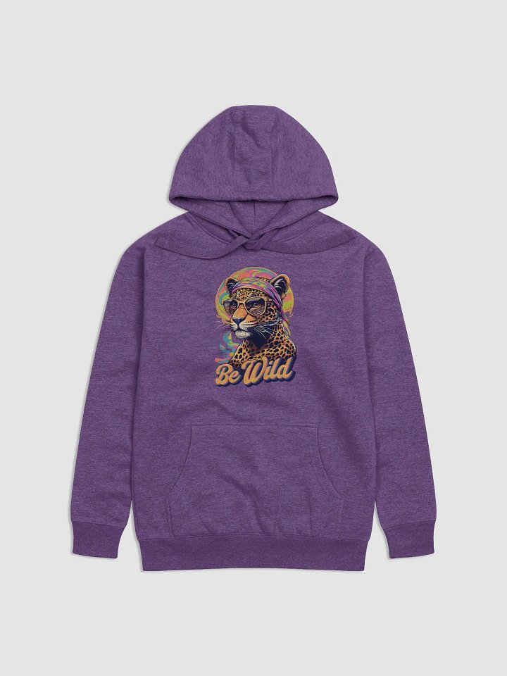 Groovy Be Wild Psychedelic Leopard Hoodie product image (1)