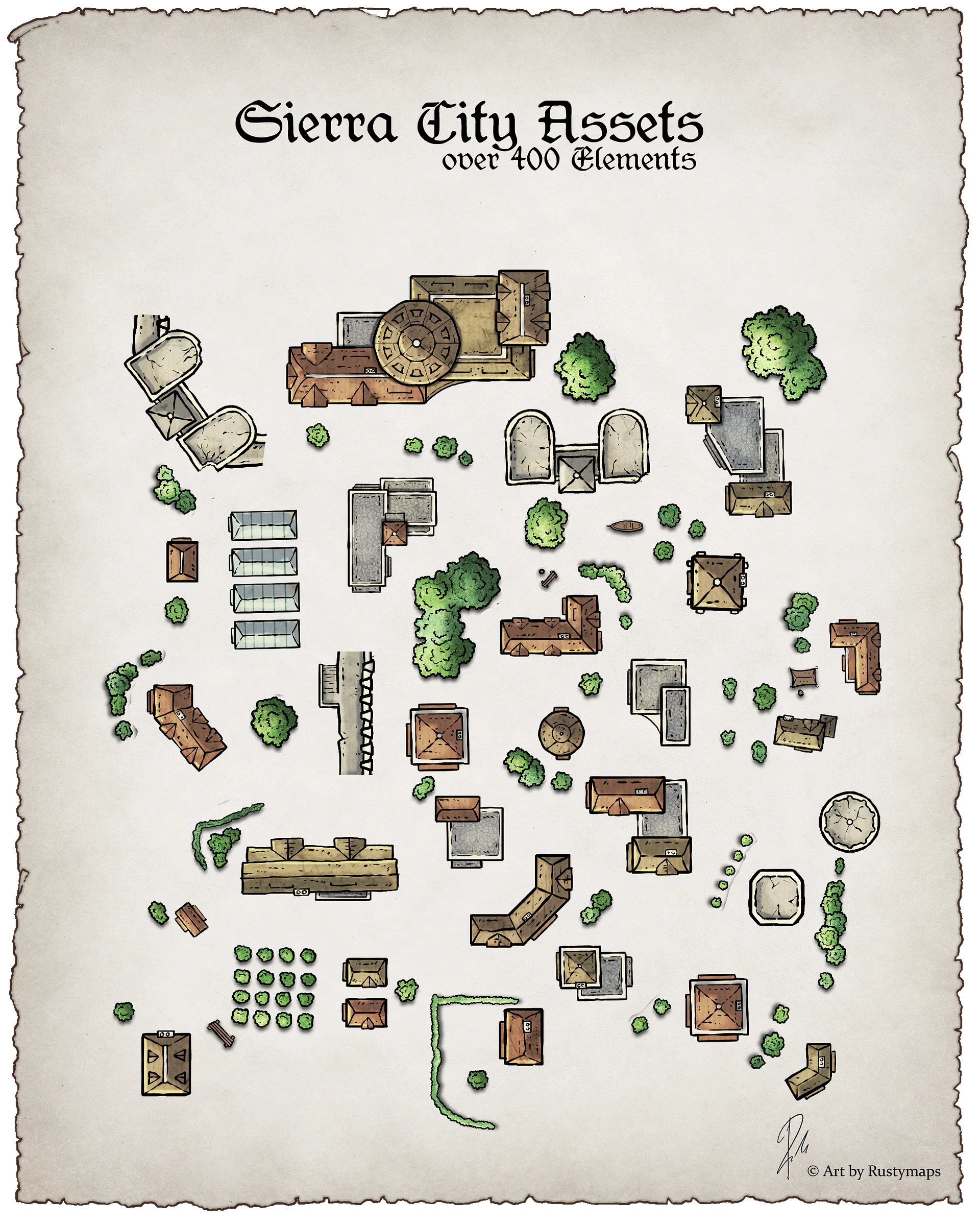 Sierra City Assets Pack product image (1)
