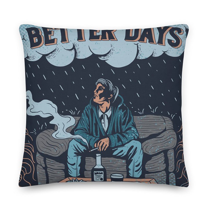 Better Days Throw Pillow product image (2)