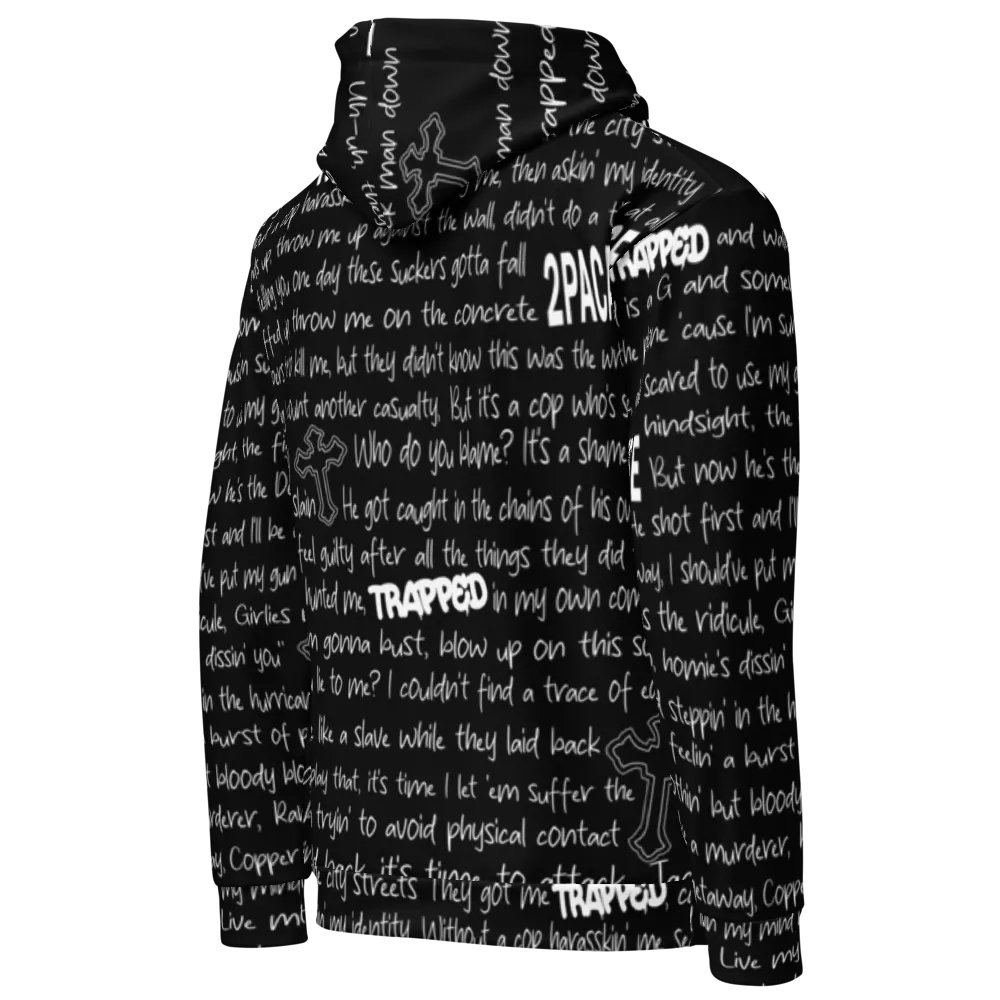 Trapped - 2Pac - BLACK - Unisex Hoodie product image (4)