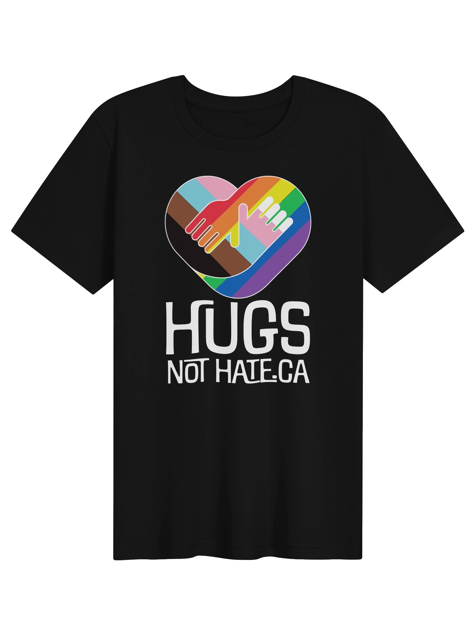 Hugs Not Hate soft tee product image (1)