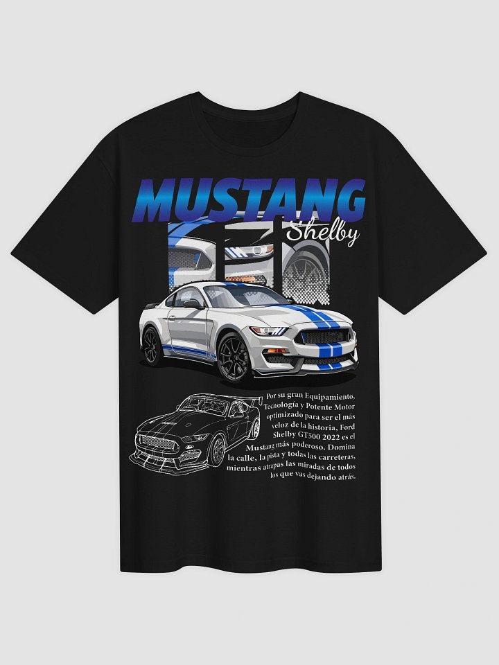Ford Mustang Shelby T-Shirt | GT350 GT500 Blueprint Design | Carroll Shelby Collector Apparel | American Muscle Tee product image (1)