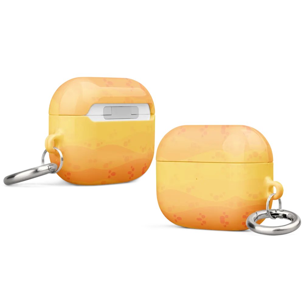 Orange Wave Airpods Case product image (3)