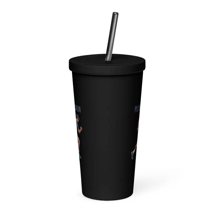 Plumber Athlete Tumbler with Straw | Mens Running Edition product image (2)