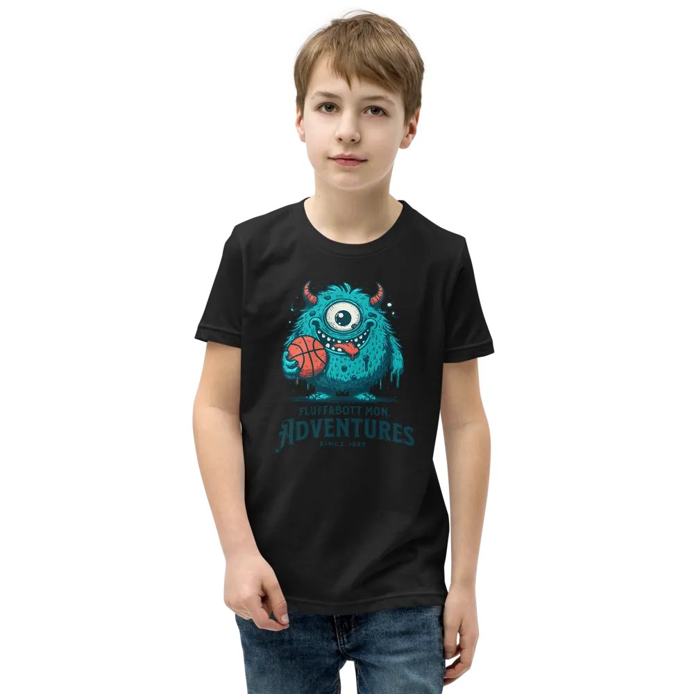 Monstrous Hoops Youth T-Shirt product image (1)