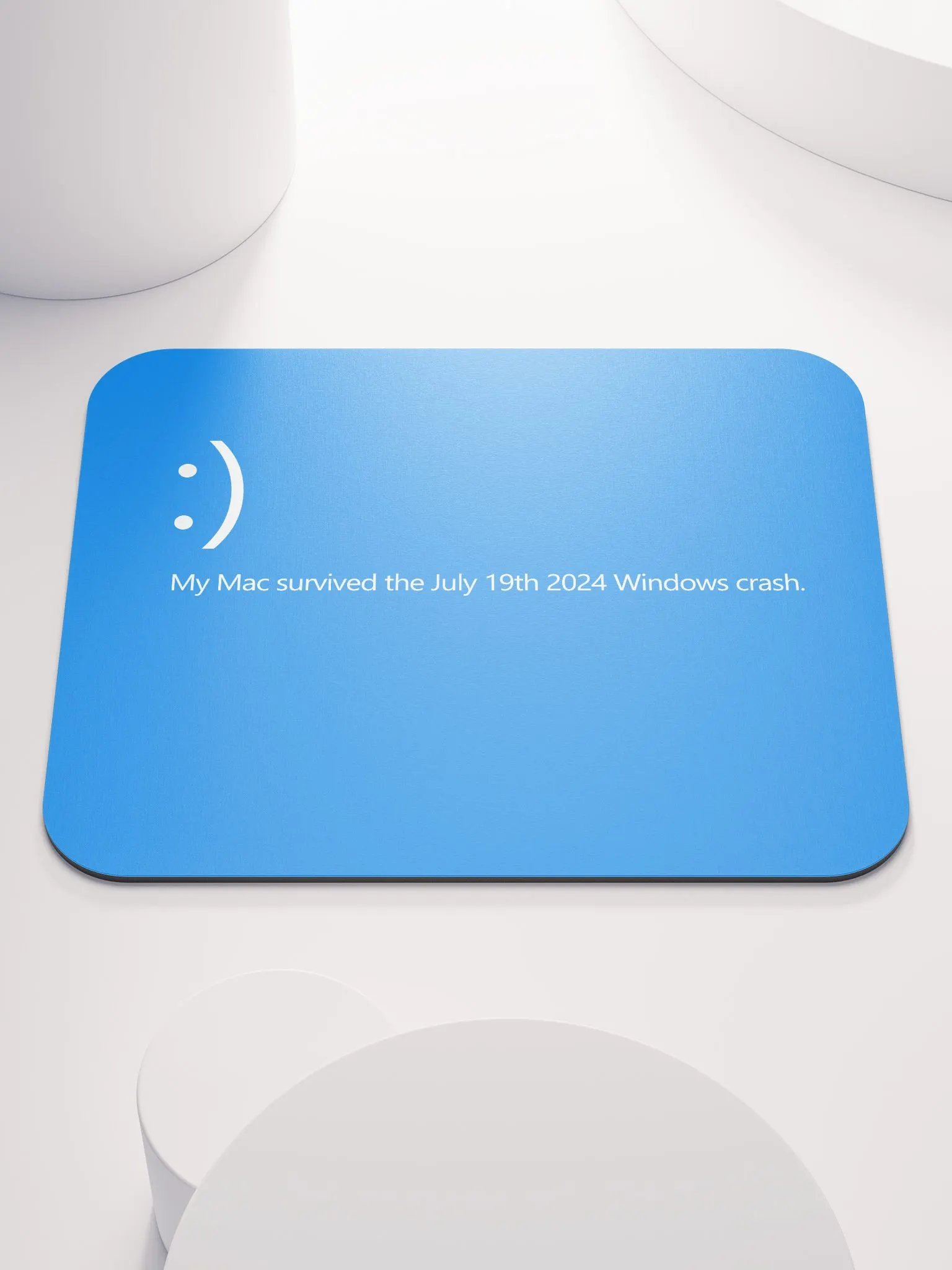 My Mac Survived Mouse Pad product image (1)