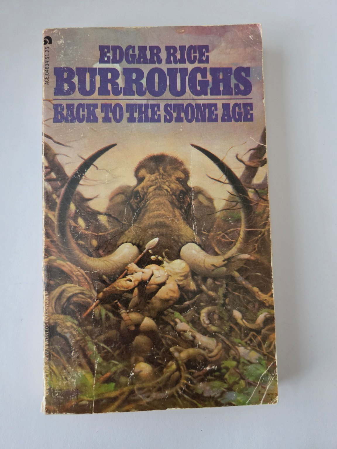 Vintage Edgar Rice Burroughs Back to the Stone Age – Ace Books – Pellucidar Series product image (1)