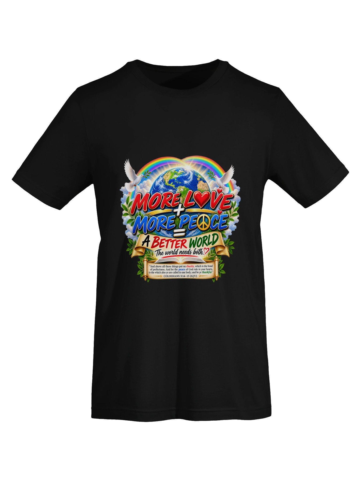 MORE LOVE + MORE PEACE = A BETTER WORLD 🌎❤️☮️ product image (32)