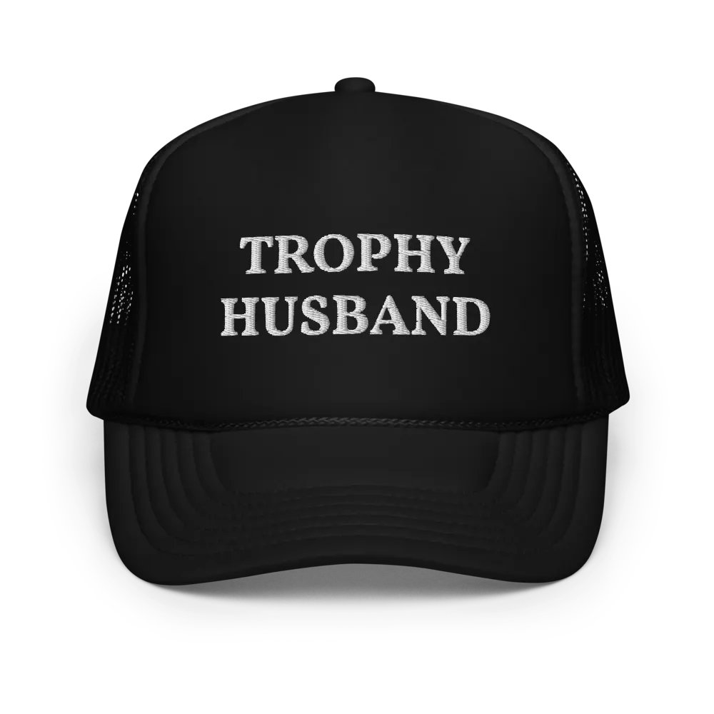 Trophy Husband - Embroidered Trucker Cap Hat product image (1)