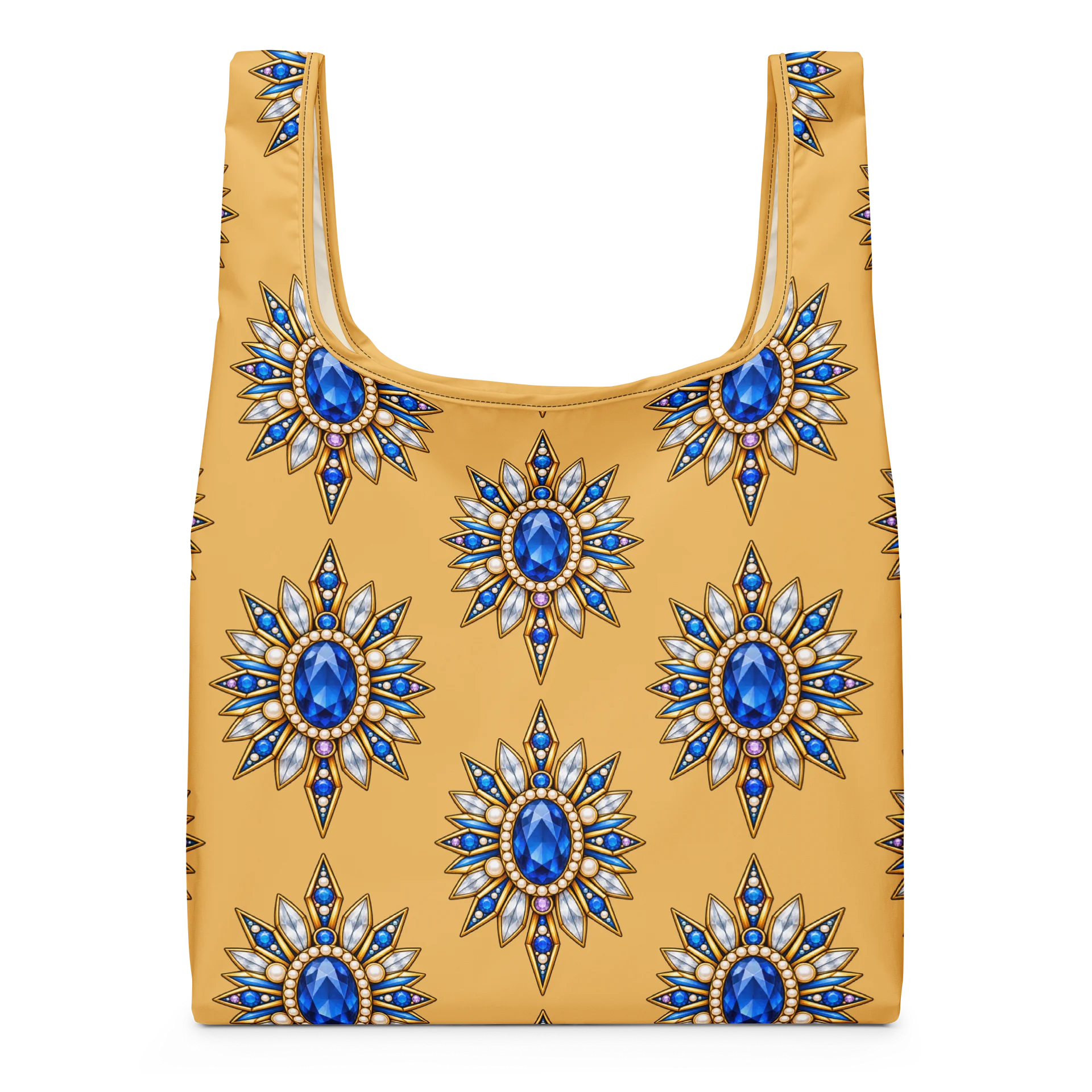 Blue Jewel Brooch Tote product image (1)