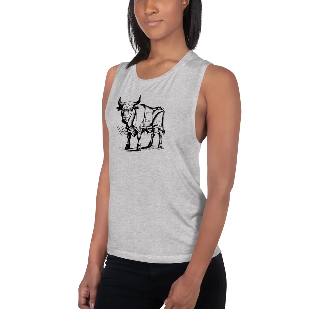 Bull Wanted Cubist flowy Tank Top product image (10)