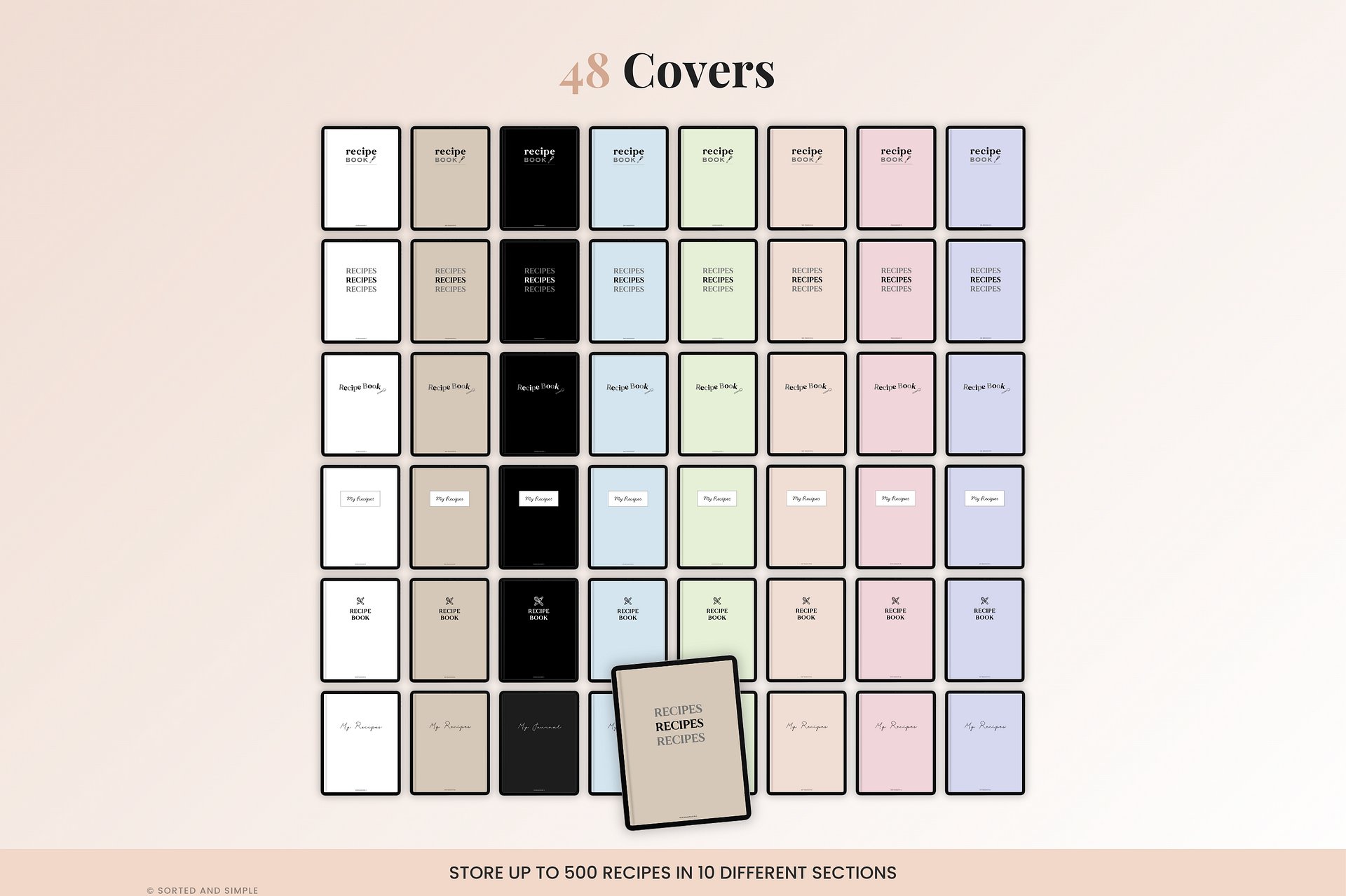 Digital Recipe Book - Peach product image (6)