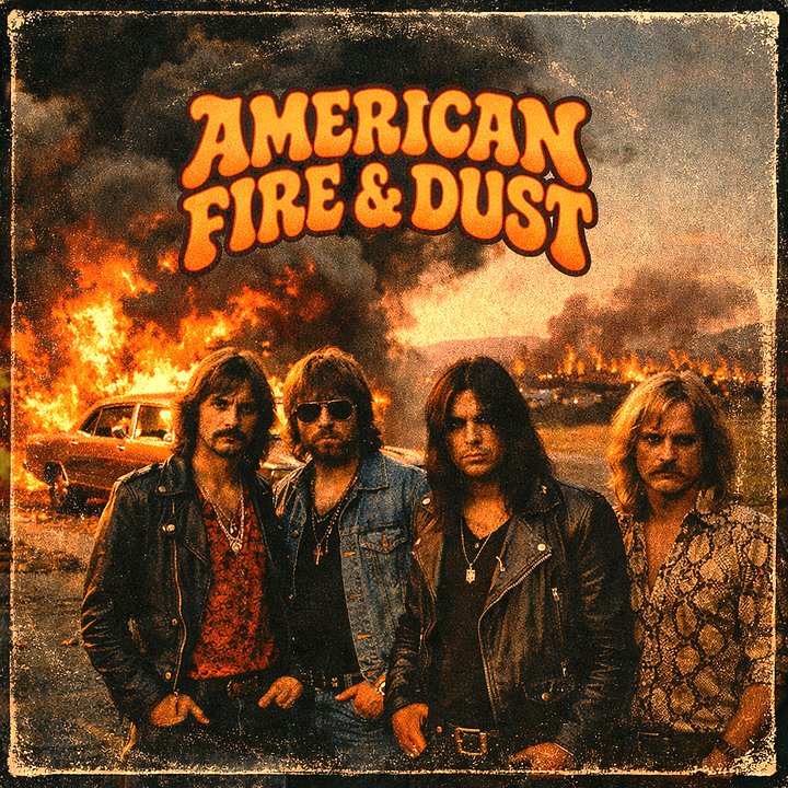American Fire & Dust - Dark Psychedelic Rock (Full Album 1971 Style) (Digital Album) product image (1)