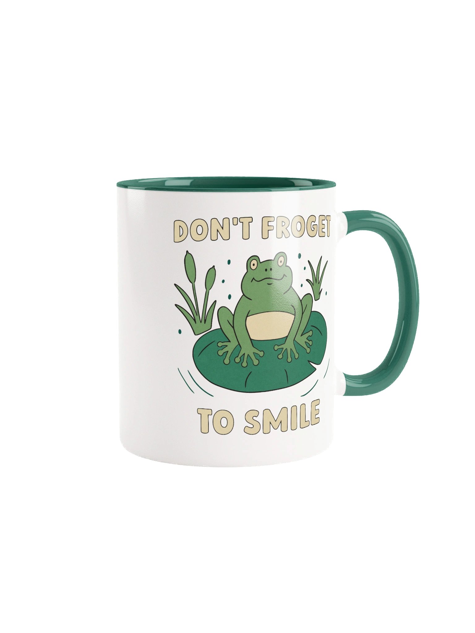 Don't Froget To Smile Frog Mug product image (2)