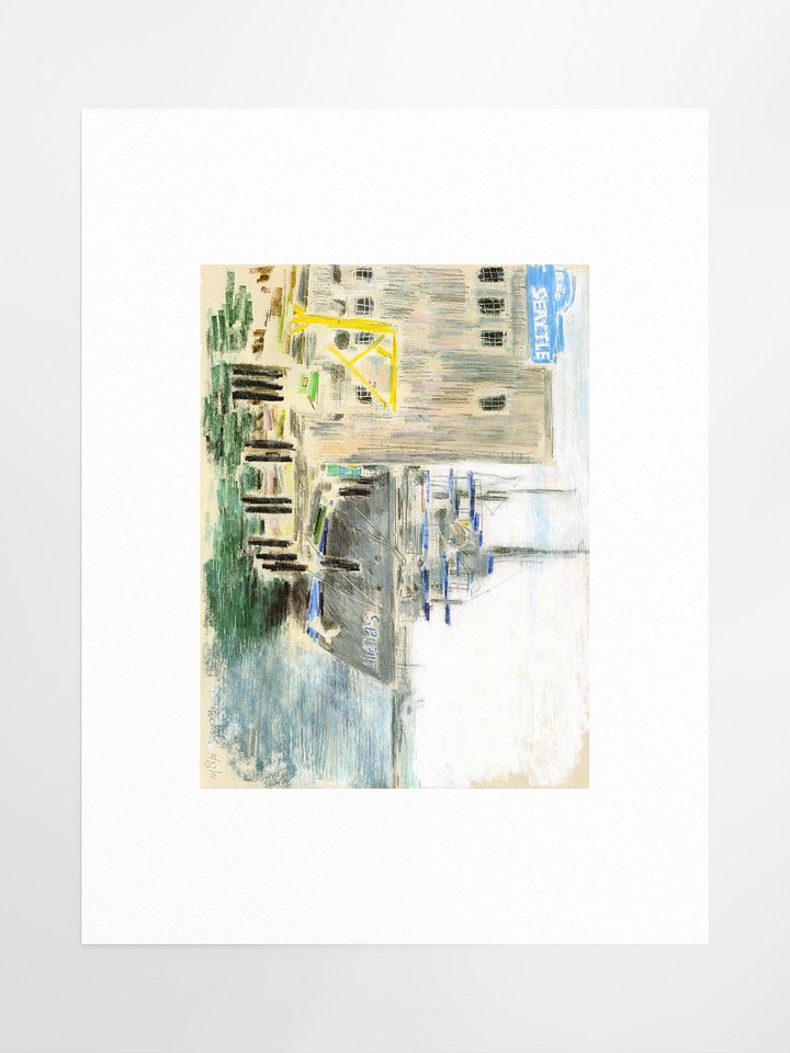 View from Edgewater Inn, Seattle WA 02.27.88 Print product image (2)