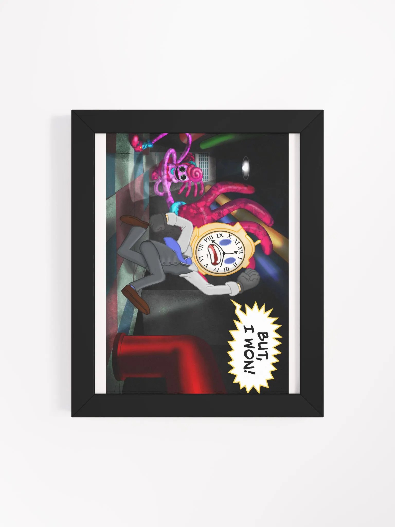 Timey But, I won! Framed Print product image (11)