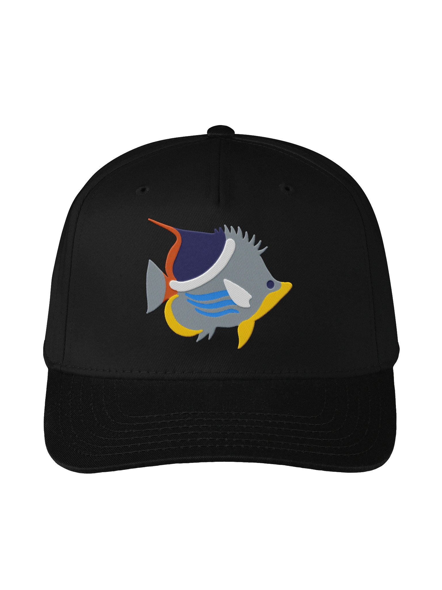Saddleback Butterflyfish Mid-Profile Baseball Cap (Embroidered) for Reef and Marine Aquarium Lovers product image (1)