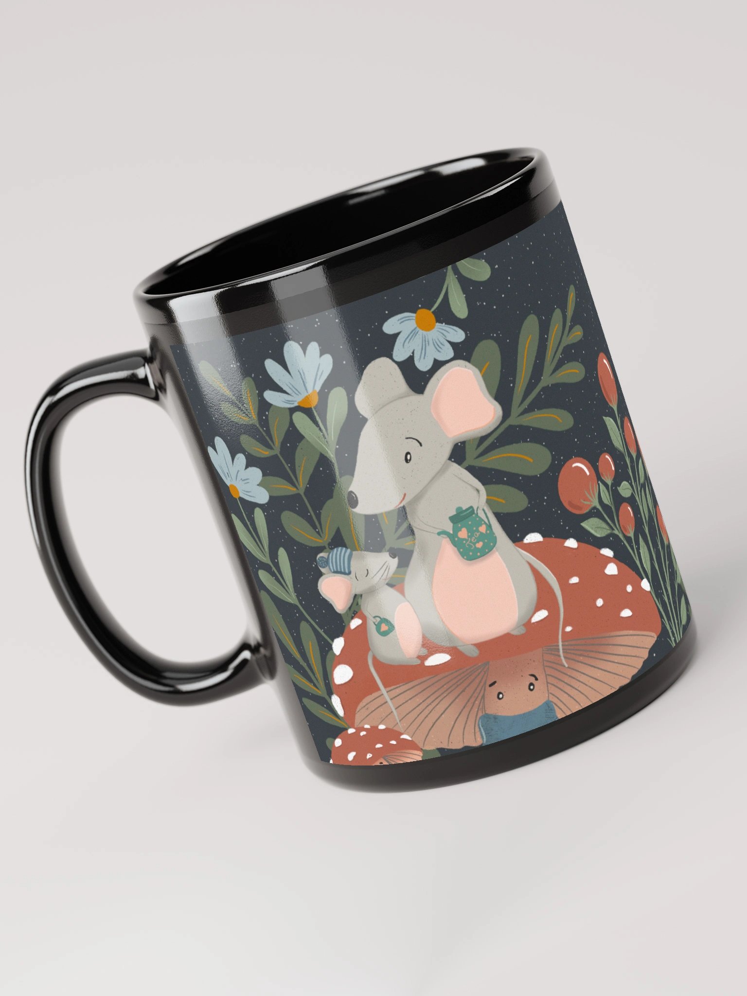 Moonlit Forest Love Ceramic Mug - Coffee Cup product image (1)