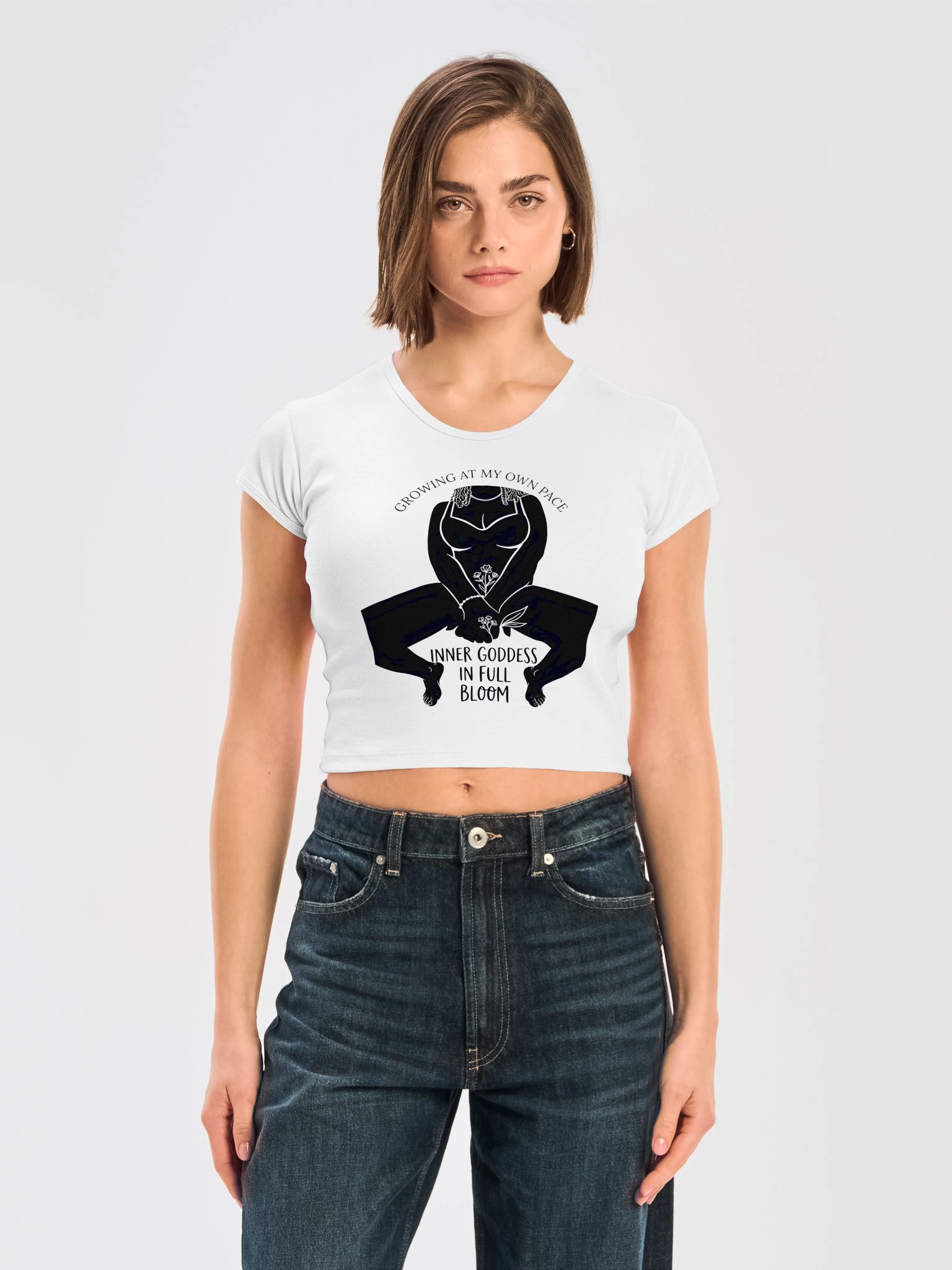 Inner Goddess Graphic Baby Doll Tee product image (3)