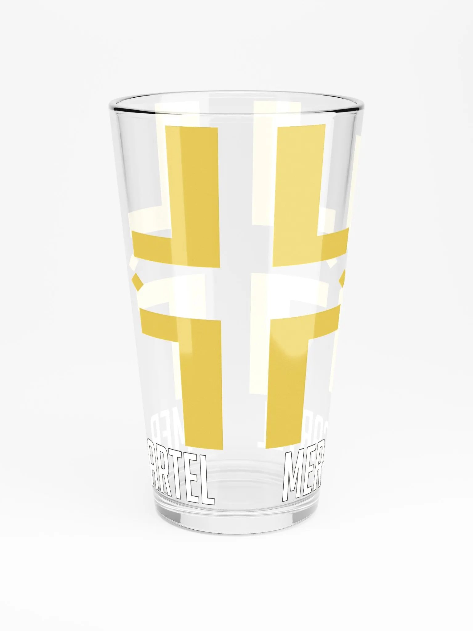 Mer-X Cartel pint glass product image (3)