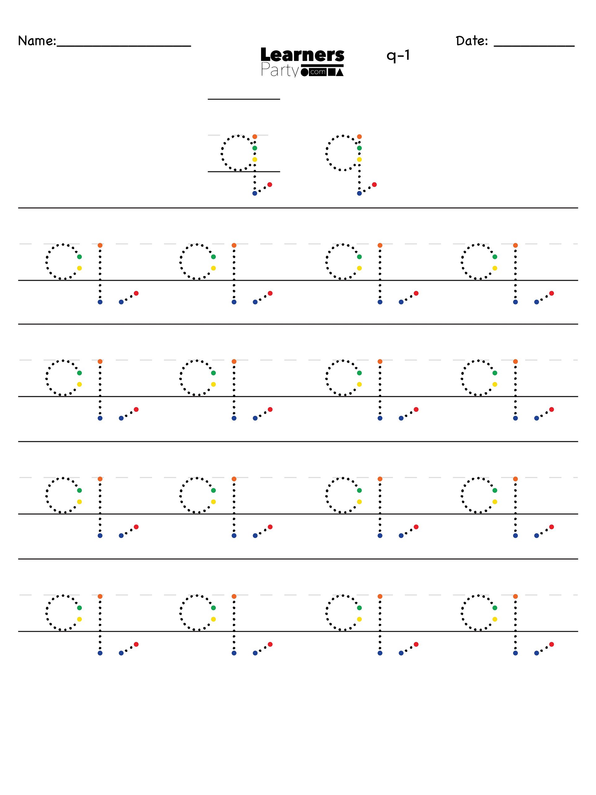 Q/q - New Digital Product Progressive Letter Builder product image (2)